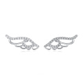 925 Sterling Silver Angel Wings Earrings fashion